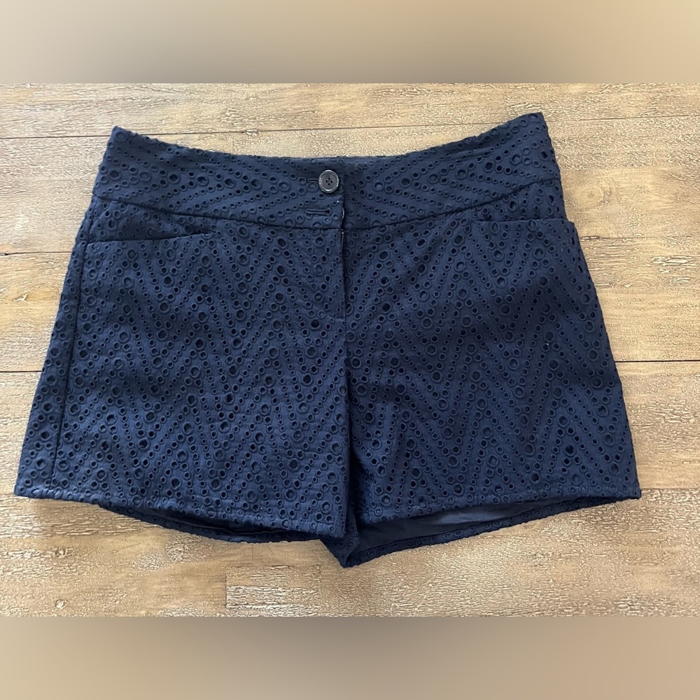 Outback Red Navy Blue Casual Cotton Lining Shorts Size 8